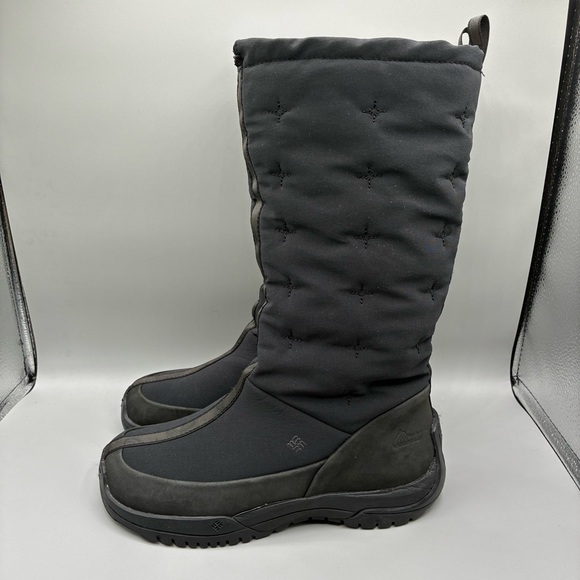 Columbia Erial Tall Winter Boots Women’s 6 Black Pull On Outdoor BL2184-010 - Picture 3 of 8